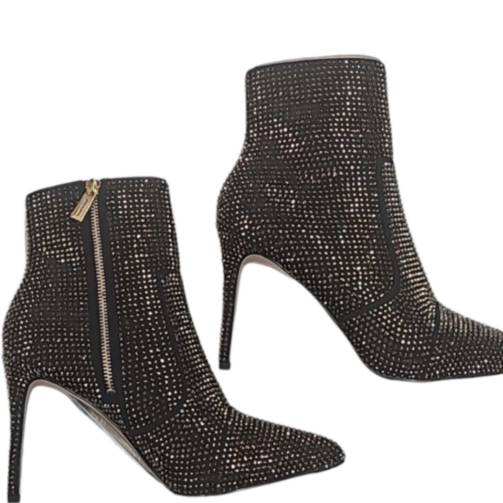 NEW 9.5 Michael Kors Crystal Embellished Stiletto Bootie